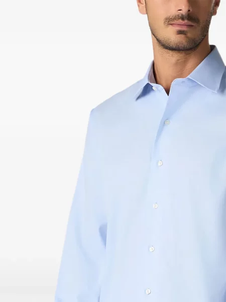 Lung cămașă Brooks Brothers albastru