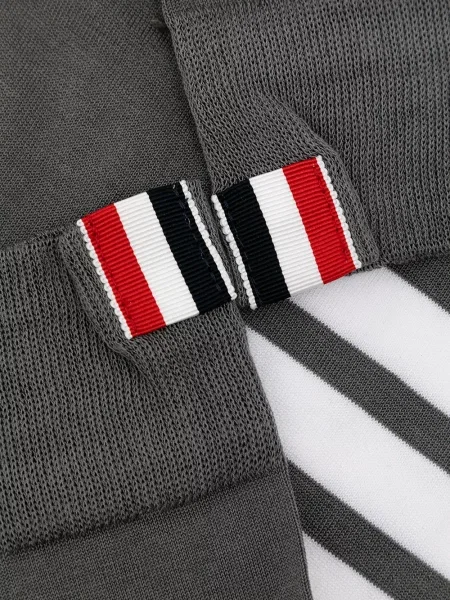 Skarpety Thom Browne w paski szare