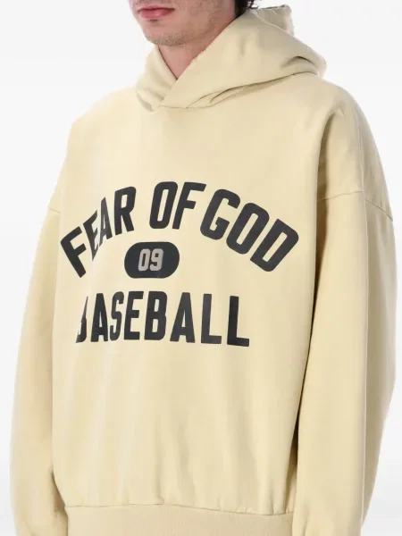 Класически суичър с качулка Fear Of God с принт