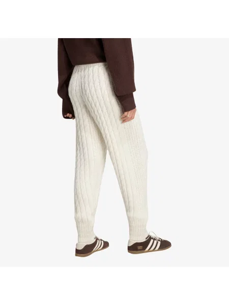 Потници adidas Cable Knit Firebird Track Pant Cloud White/ Alumina M бяло