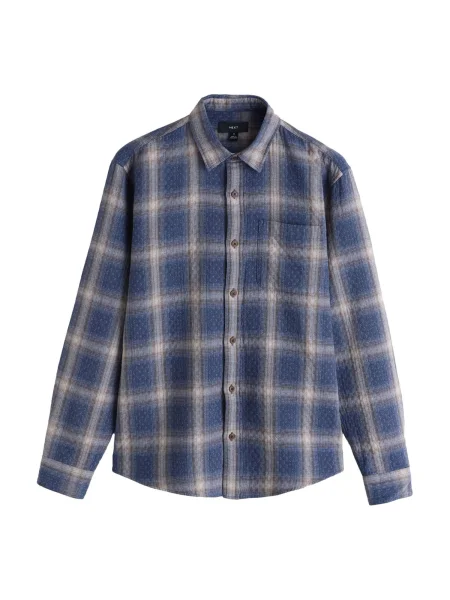 Next Košile světle / námořnická modř / tmavě hnědá béžová