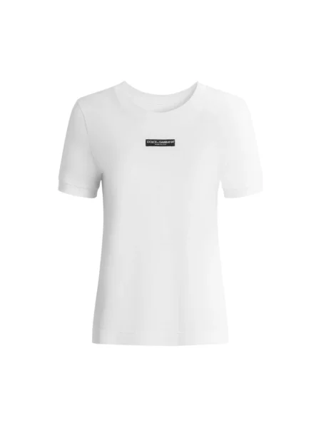 Koszulka Dolce And Gabbana z logo biała