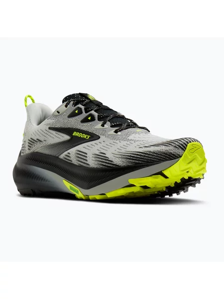 Încălțăminte de alergare pentru bărbați Brooks Ghost Trail grey/black/nightlife negru