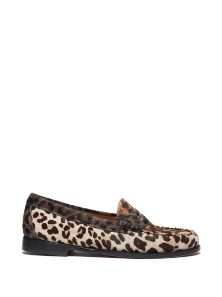 Leopardí loafers G.h.bass s potiskem