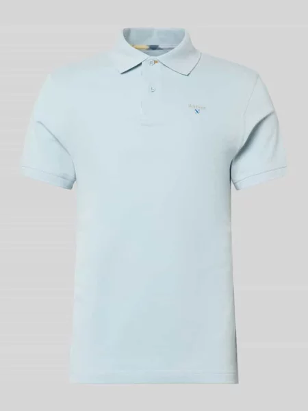 Koszulka polo o kroju Regular Fit z czystej bawełny Barbour niebieskie