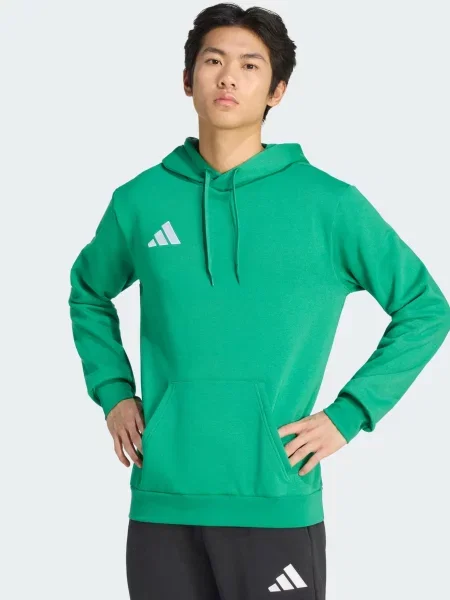 ADIDAS PERFORMANCE Športová mikina trávovo zelená biela