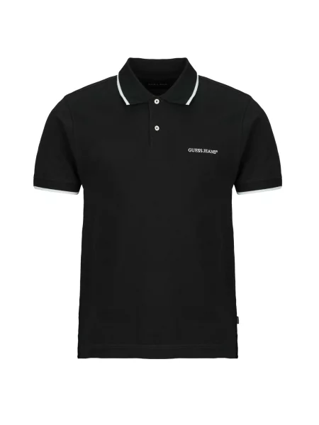 Tricou polo Guess Jeans negru