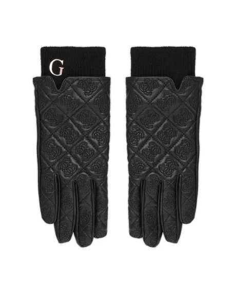 Дамски ръкавици Guess черен
