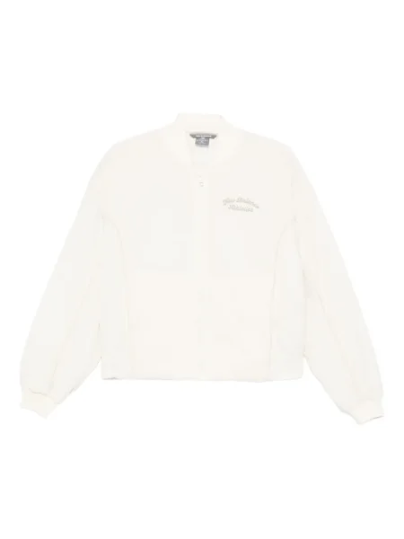 Pantaloni New Balance cu broderie alb