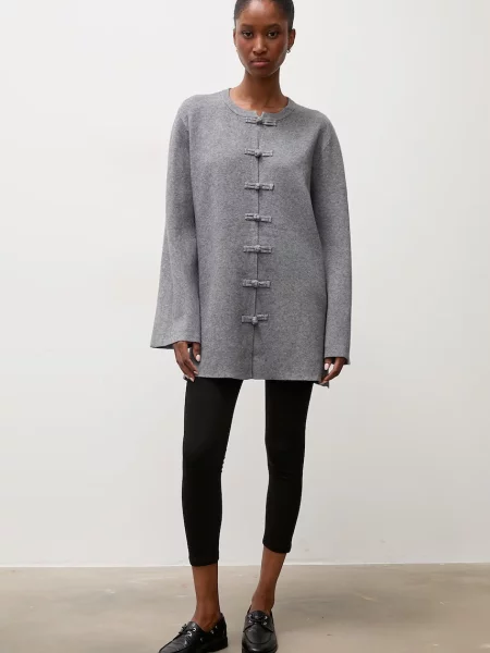 Answear.LAB cardigan pentru femei cu vâscoză gri