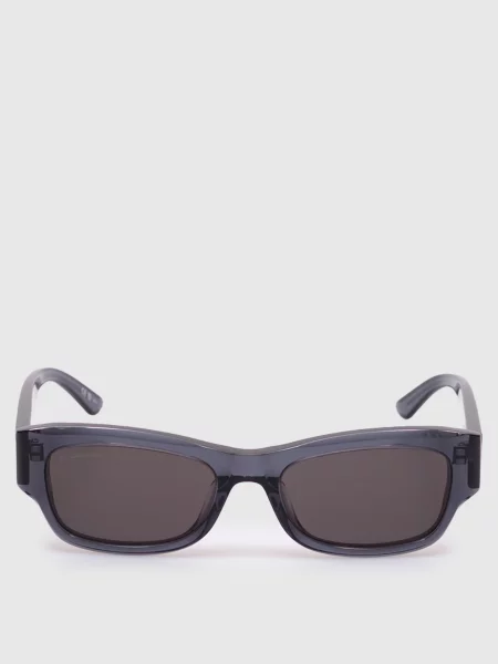 Сонцезахисні окуляри з контрастним логотипом Balenciaga сині