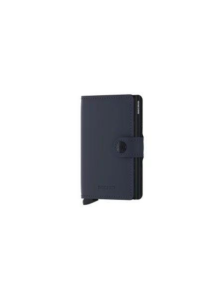 Secrid Miniwallet Matte Night Blue Unisex Portfel Secrid MM-Night-Blue-One-size Size: One size niebieski