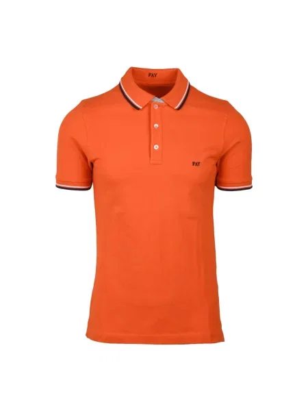 Koszulka polo Fay pomarańczowa