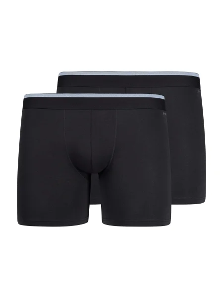 Skiny Boksarice svetlo siva črna