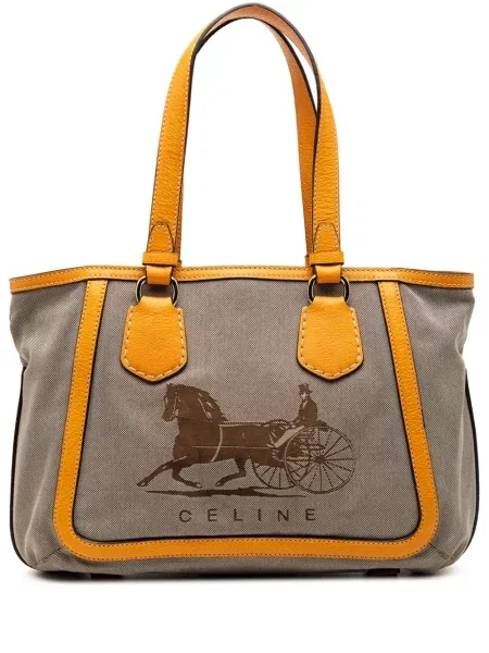Plátěná kabelka Celine Pre-owned oranžová