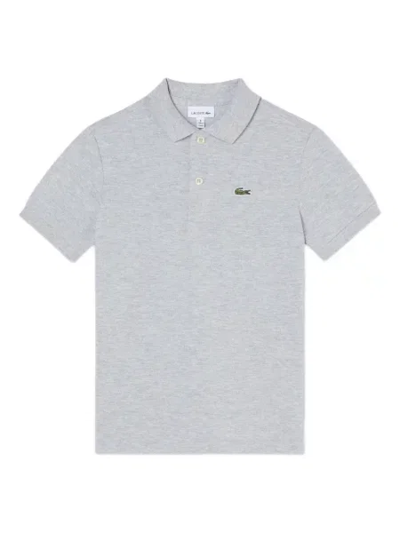 Koszulka polo dziecięca Lacoste szara