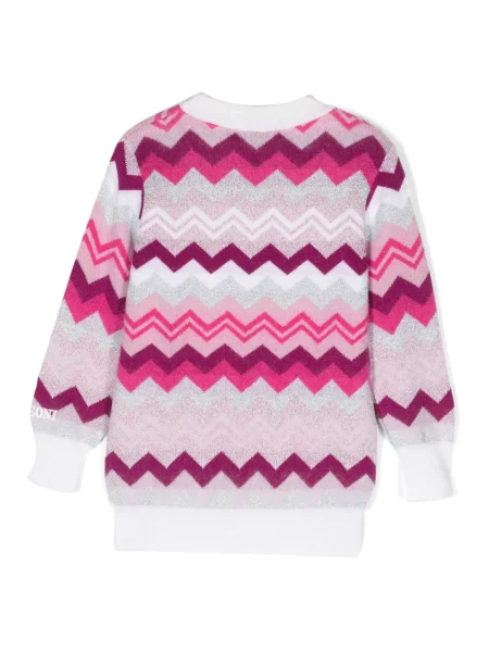 Sweter dziecięcy Missoni różowy