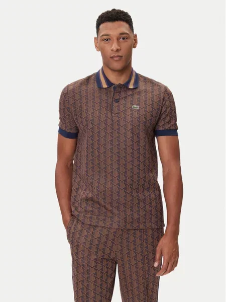 Lacoste Polo majica rjava