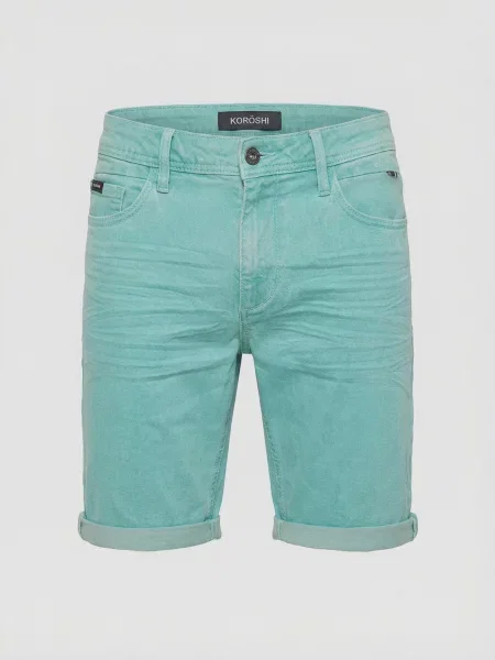 KOROSHI Jeans turcoaz