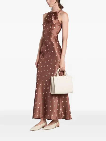 Rochie maxi Mc2 Saint Barth cu buline maro