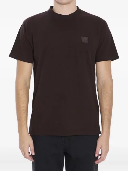 Tricou Stone Island cu strasuri maro
