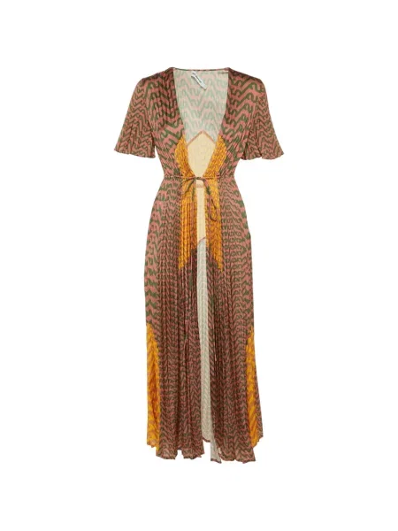 Rochie maxi Self-portrait roșu