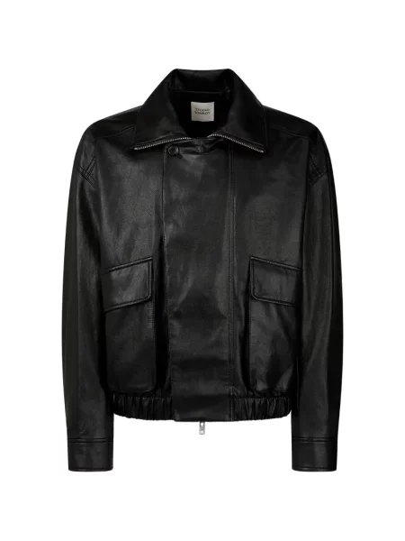 Geanta de piele Tomboy negru
