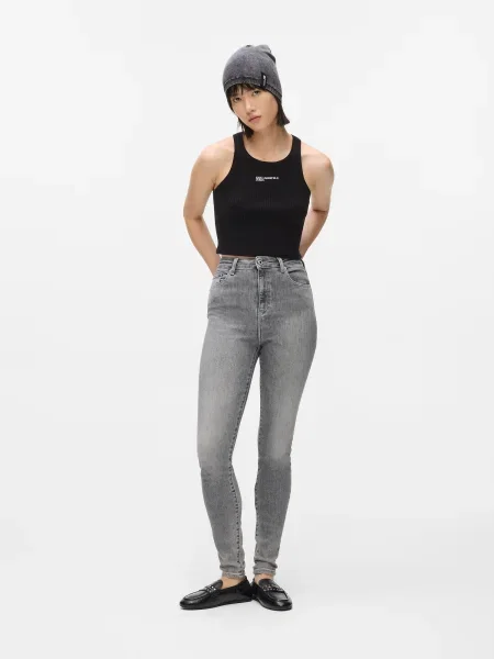 KARL LAGERFELD JEANS Kavbojke pegasto siva