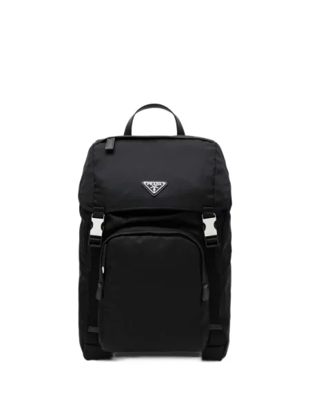 Rucsac Prada din piele negru