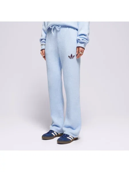 Adidas Spodnie Ess Knit Pants niebieskie
