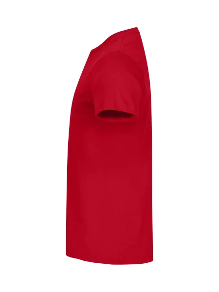 Clique Basic-T koszulka o dopasowanym kroju – red biała