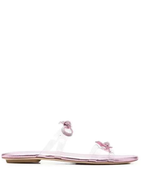 Papuci Stuart Weitzman cu funde alb