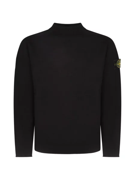 Pulover Stone Island cu strasuri negru
