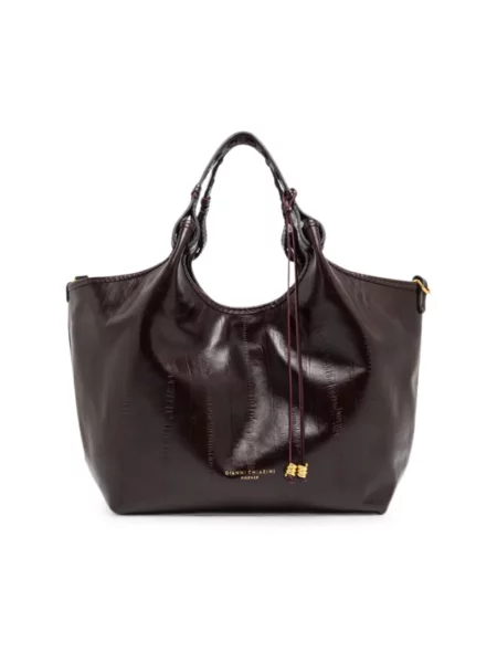 Shopperka Gianni Chiarini skórzana brązowa