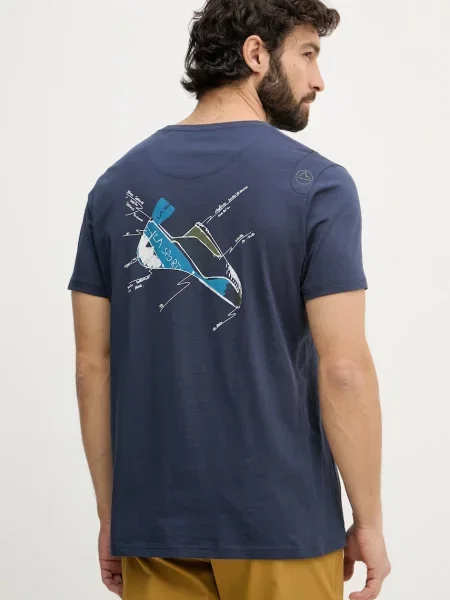 La Sportiva treking majica Mantra modra