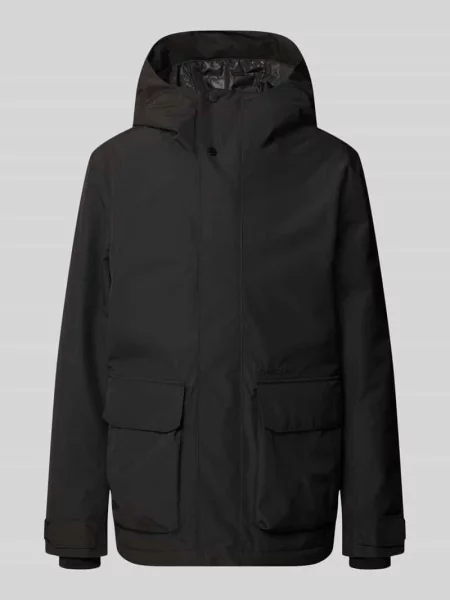 Kurtka o kroju regular fit z naszywanymi model Liam' Didriksons czarna