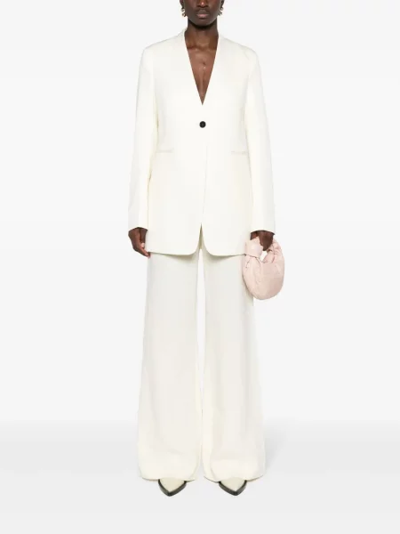 Vilnonis vienakrūtis švarkas Jil Sander