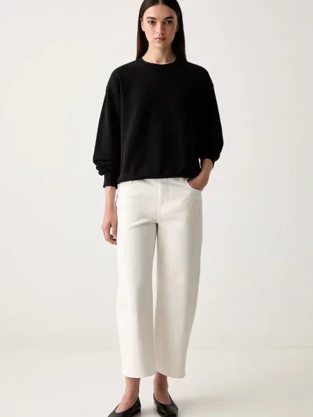 Geacă de blugi Calvin Klein cu glugă negru