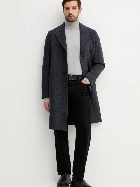 Светр з домішкою вовни Sisley легкий гольф бежевий