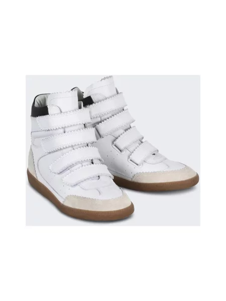 Sneakersy Isabel Marant skórzane białe