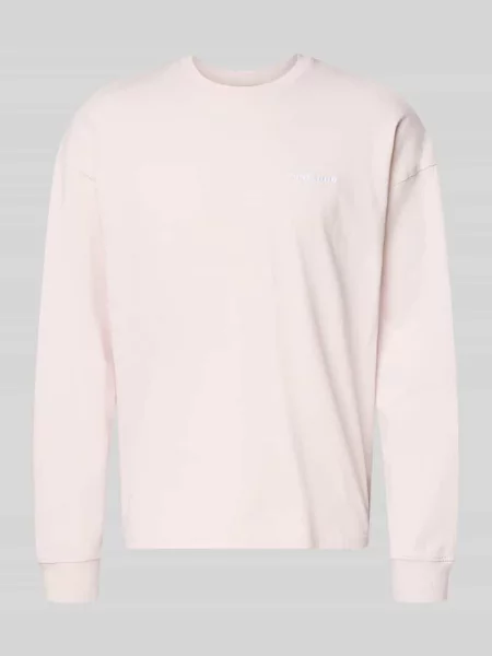 Bluza o kroju oversized z wyhaftowanym logo model „Rusk” Pegador
