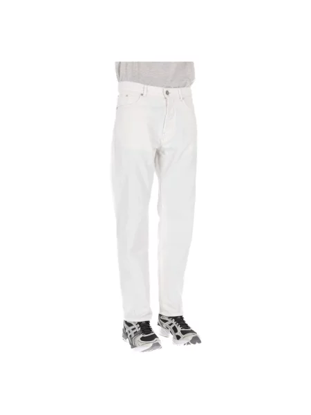 Jeansy straight leg C.p. Company białe