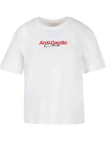 Miss Tee Tricou Anti Cardio roșu / negru alb