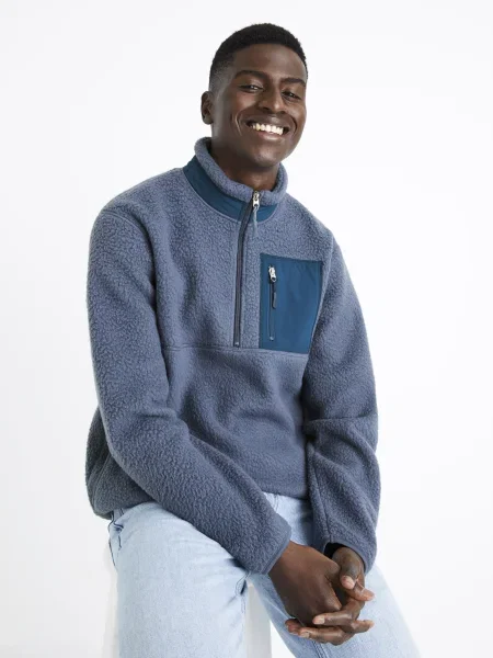 Pulover Celio albastru