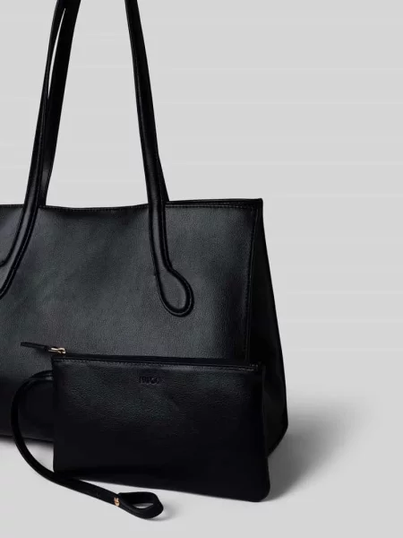 HUGO torebka tote z imitacji skóry Cymbeline_SM Tote czarna