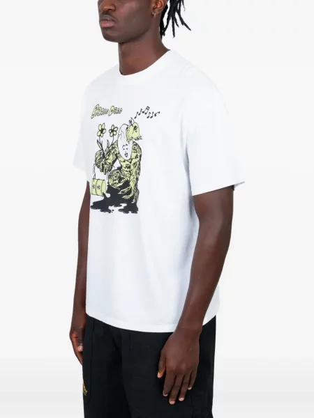 Tricou Brain Dead alb