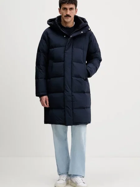 Tommy Jeans geacă de puf bleumarin de iarnă