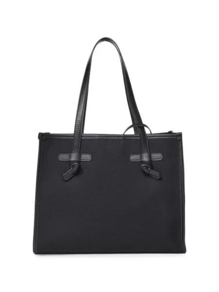 Shopper kabelka Gianni Chiarini s autogramem černá