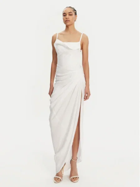 JACQUEMUS Rochie de seară alb
