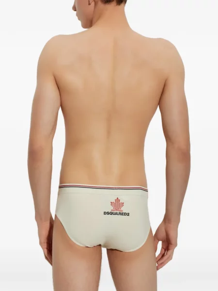 Chiloți Dsquared2 cu dungi cu imagine